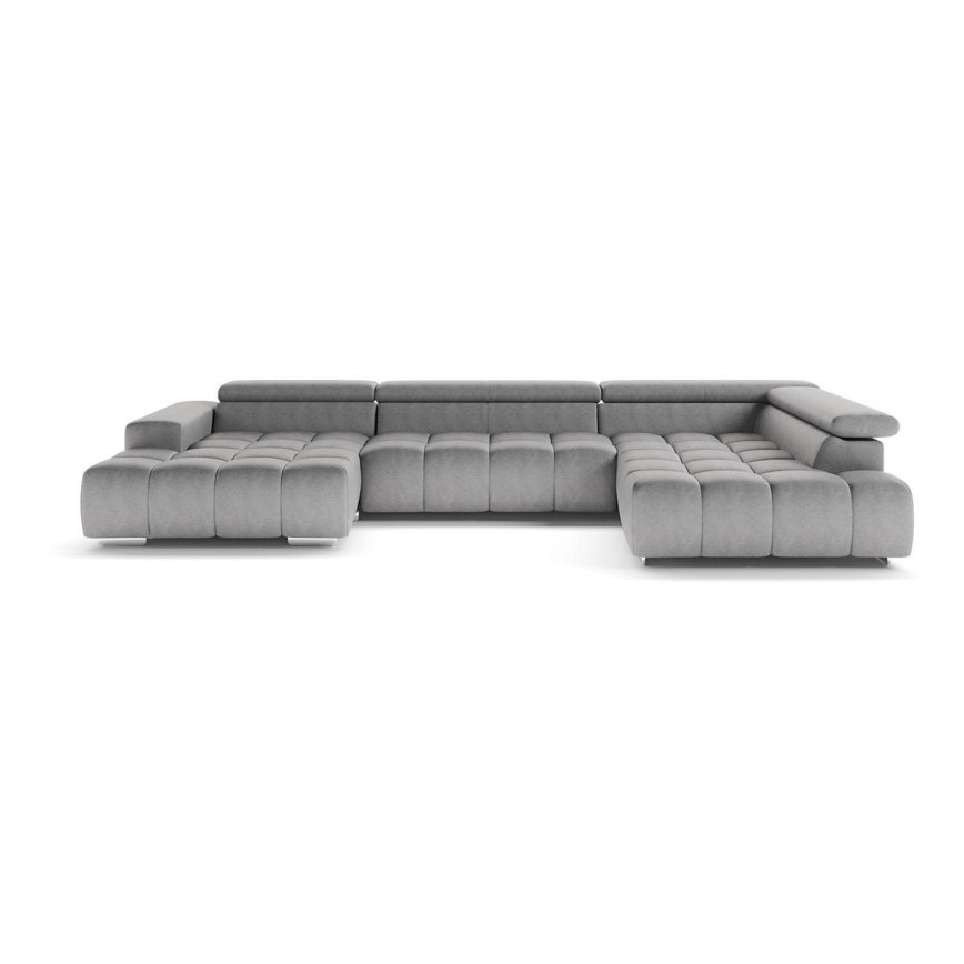 U-oblik ugaona garnitura TROPEA siva