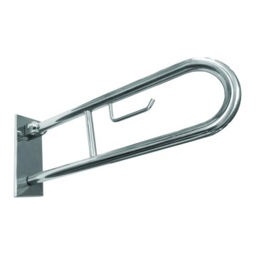 Učvršćenje s držačem 10x25 cm nerđajući čelik/srebrna