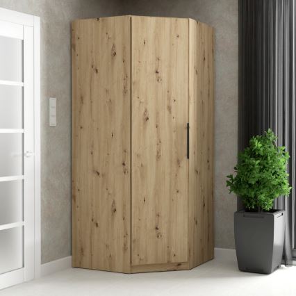 Ugaoni ormar MARO 94x213 cm hrast artisan