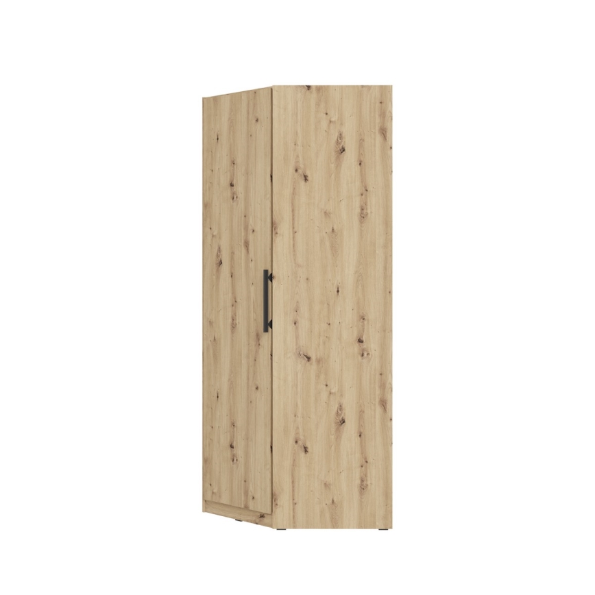 Ugaoni ormar MARO 94x213 cm hrast artisan