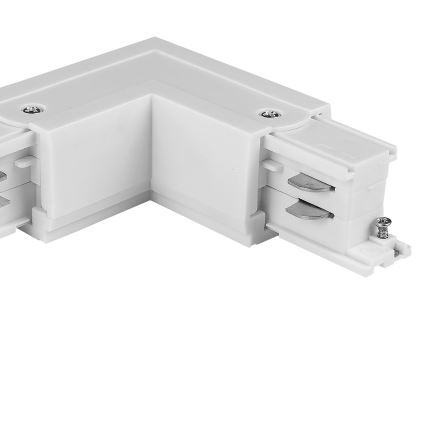 Ugaoni završetak za 3-fazni TRACER šinski sistem, beli