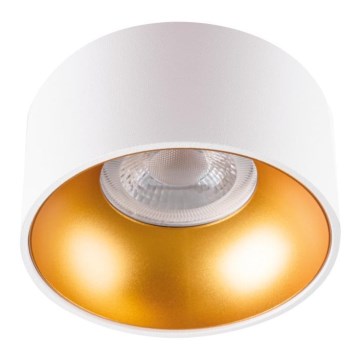 Ugradbena lampa MINI RITI 1xGU10/25W/230V bela/zlatna
