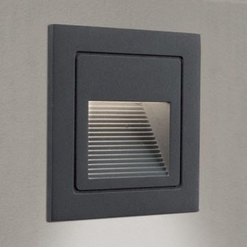 Ugradna LED svetiljka LORO LED/2W/230V IP65 antracit