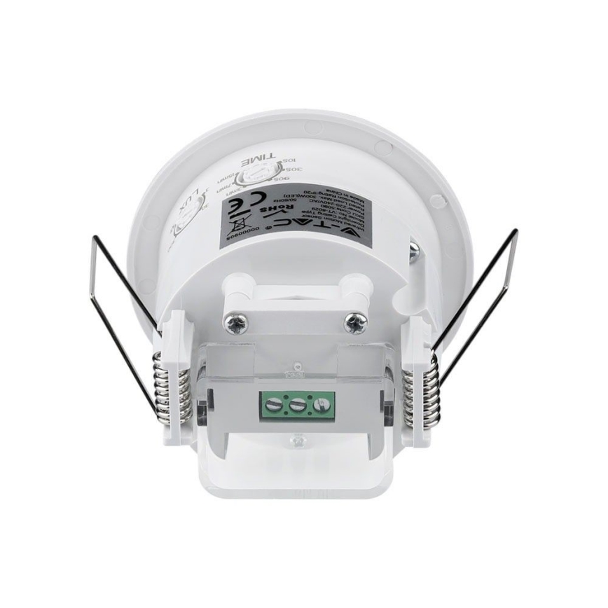 Ugradni PIR senzor pokreta 360° 300W/230V bela