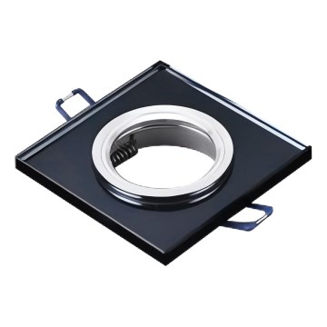 Ugradno plafonsko svetlo 1xGU10/MR16/10W/230V 9x9 cm crna