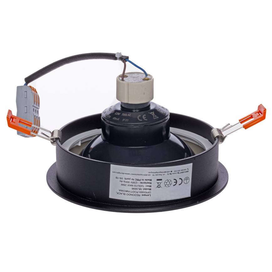 Ugradno plafonsko svetlo REDONDO 1xAR111 - GU10/25W/230V