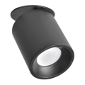 Ugradno stropno spot svetlo HARON 1xGU10/10W/230V crno