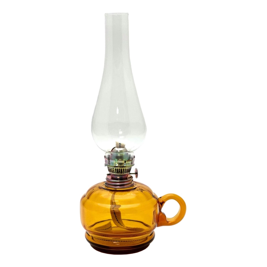 Uljana lampa MONIKA 34 cm amber