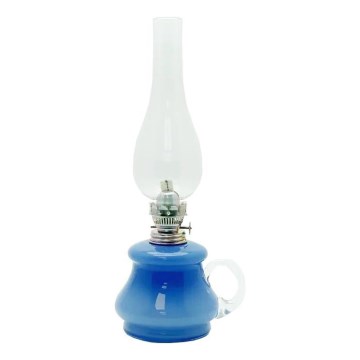 Uljana lampa TEREZA 34 cm tamno plavi