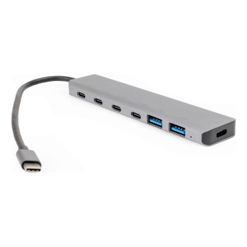 USB-C hub 7 u 1 Power Delivery 100 W