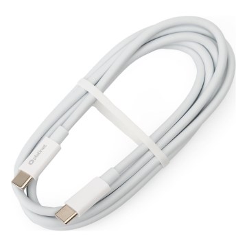 USB kabl USB-C/USB-C, 100W, 1,5 m, bela