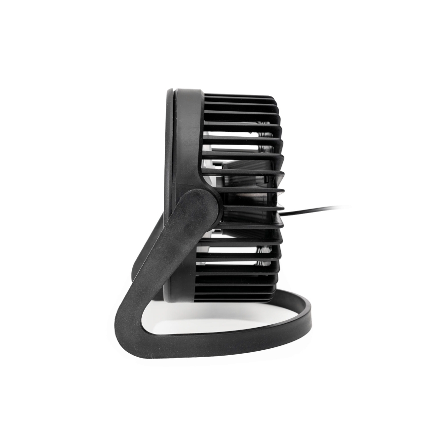 USB stoni ventilator, prečnik 15 cm, crne boje