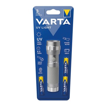 Varta 15638101421 - LED baterijska lampa UV LIGHT UV/3xAAA