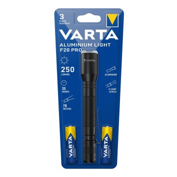 Varta 16607101421 - LED baterijska lampa ALUMINIUM LIGHT LED/2xAA