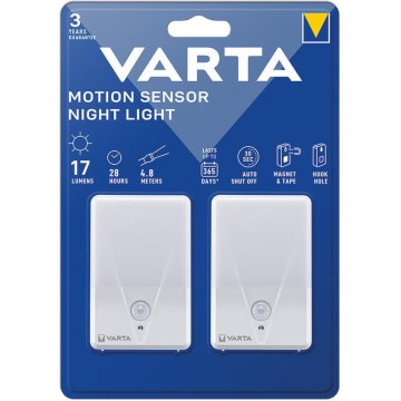 Varta 16624101402 - SET 2x LED orijentacionih svetala sa senzorom NIGHT LIGHT LED/3xAAA