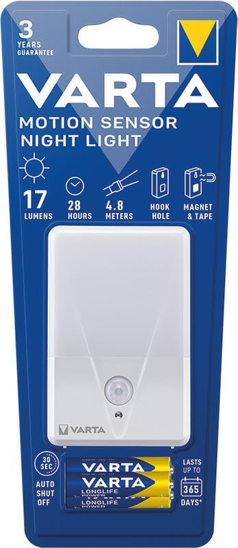 Varta 16624101421 - LED orijentaciono svetlo sa senzorom NIGHT LIGHT LED/3xAAA