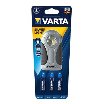Varta 16647101421 - LED ručna baterijska lampa SILVER LIGHT LED/3xAAA