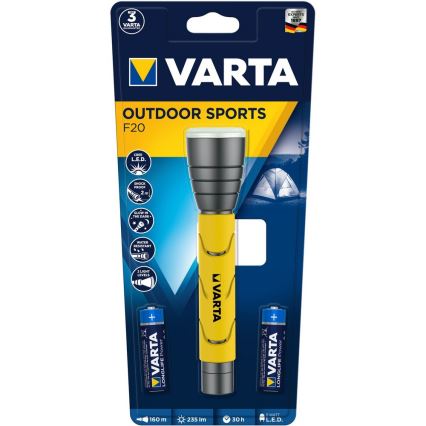VARTA 18628 - LED baterijska lampa, 5 W, napajanje 2xAA