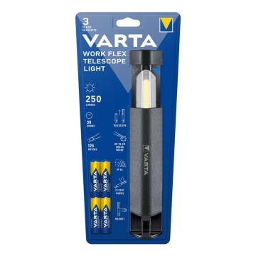 Varta 18646101421 - LED baterijska lampa WORK FLEX LED/4xAA IP54