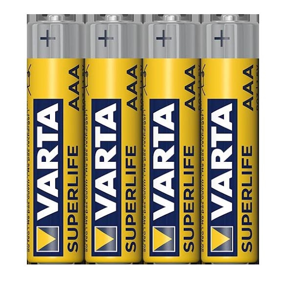 Varta 2003101304 - 4 kom cink-ugljena baterija SUPERLIFE AAA 1,5V