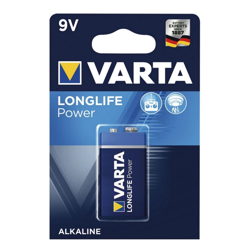 Varta 4922121411 - 1 kom Alkalijska baterija LONGLIFE 9V