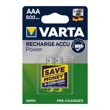 Varta 56703 - 2 kom ACCU punjive baterije AAA NiMH, 800 mAh, 1,2 V