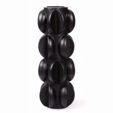 Vaza 37x15 cm smola/prigušiva crna
