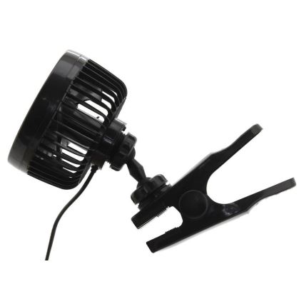 Ventilator sa stezaljkom USB 4W/5V crni
