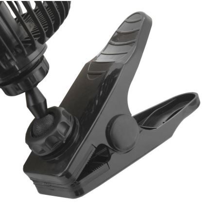 Ventilator sa stezaljkom USB 4W/5V crni