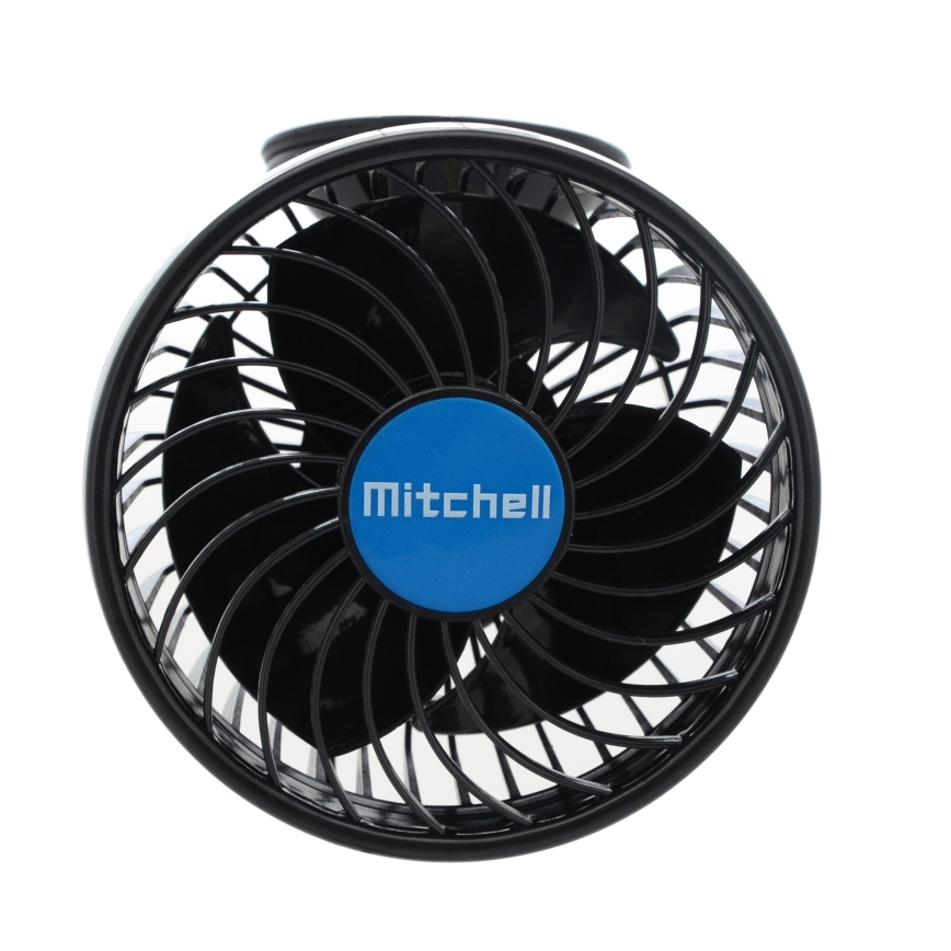 Ventilator za auto sa usisnom čašicom 4W/12V, crni