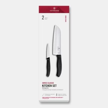 Victorinox - Komplet kuhinjskih noževa SWISS CLASSIC, 2 kom, crne boje