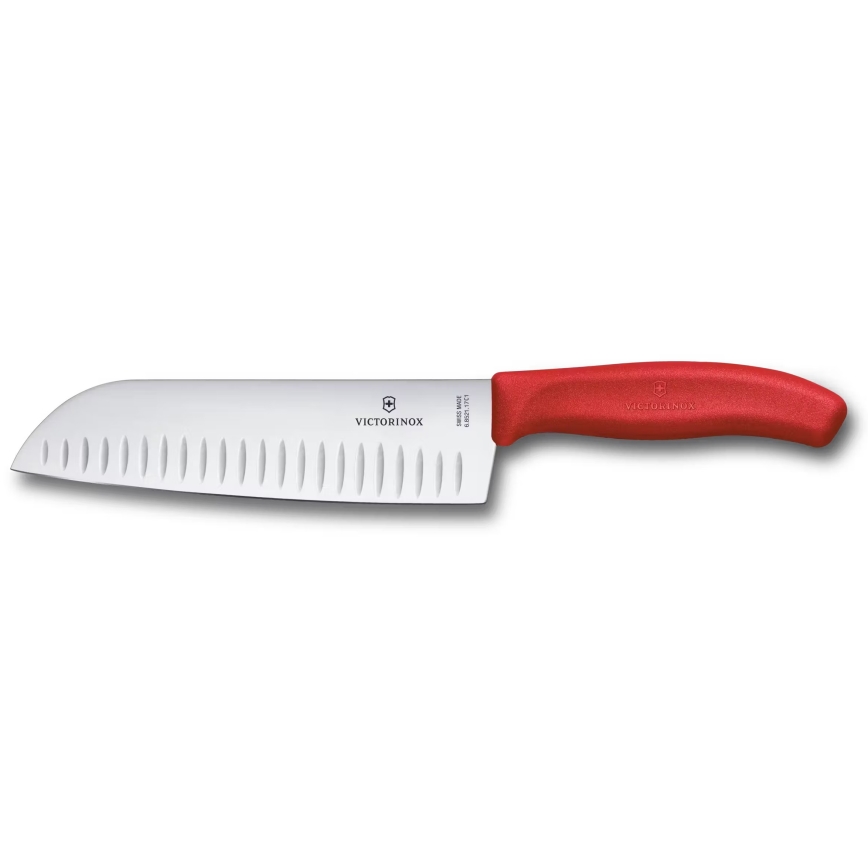 Victorinox - Kuhinjski nož Santoku SWISS CLASSIC 17 cm crveni