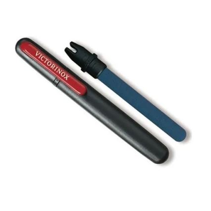 Victorinox - Oštrač za noževe 23 cm crna/crvena