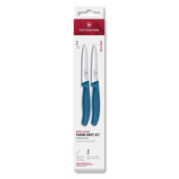 Victorinox - Set kuhinjskih noževa za povrće SWISS CLASSIC 10 cm, 2 kom, plave boje