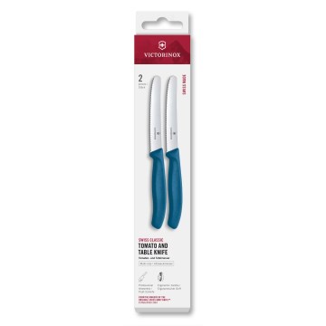 Victorinox - Set kuhinjskih noževa za povrće SWISS CLASSIC 11 cm 2 kom plava