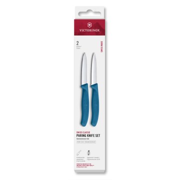 Victorinox - Set kuhinjskih noževa za povrće SWISS CLASSIC, 8 cm, 2 kom, plava