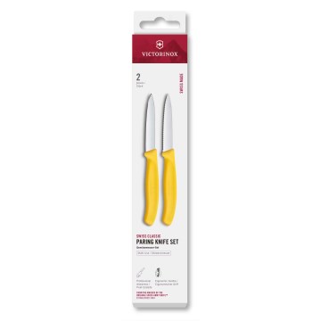 Victorinox - Set kuhinjskih noževa za povrće SWISS CLASSIC 8 cm, 2 kom, žute boje