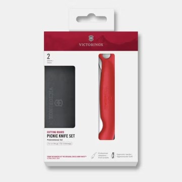 Victorinox - Sklopivi nož SWISS CLASSIC 11 cm crveni + daska za sečenje