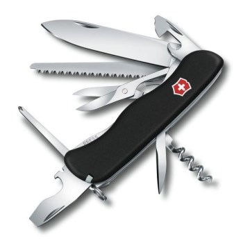 Victorinox - Višenamenski džepni nož 11,1 cm / 14 funkcija, crne boje