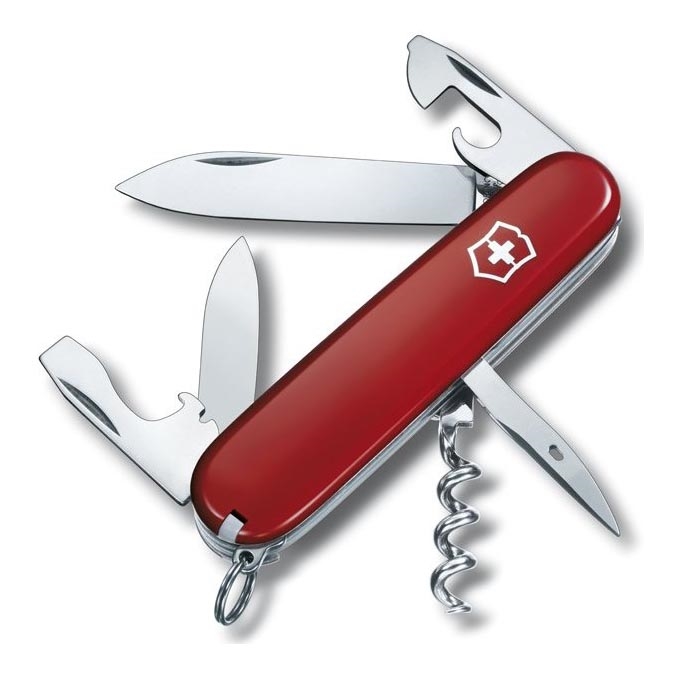 Victorinox - Višenamenski džepni nož 9,1 cm/12 funkcija crveni