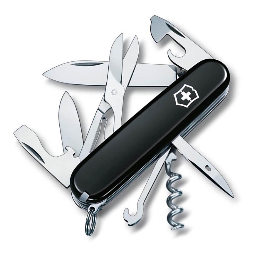Victorinox - Višenamenski džepni nož 9,1 cm/14 funkcija crna