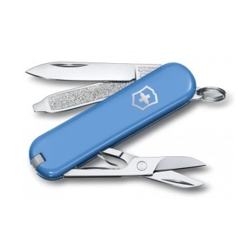 Victorinox - Višenamenski džepni nož CLASSIC SD 5,8 cm/7 funkcija svetlo plava