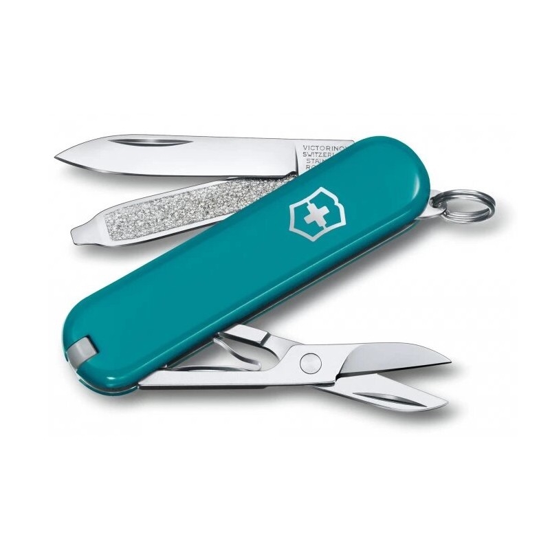 Victorinox - Višenamenski džepni nož CLASSIC SD 5,8 cm/7 funkcija tirkizni