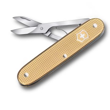 Victorinox - Višenamenski džepni nož COMPANION X ALOX 9,3 cm/2 funkcije zlatni