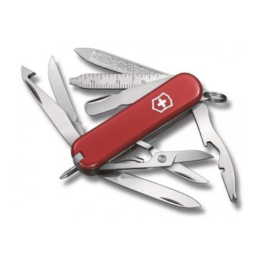 Victorinox - višenamenski džepni nož MINICHAMP, 5,8 cm, 18 funkcija, crveni