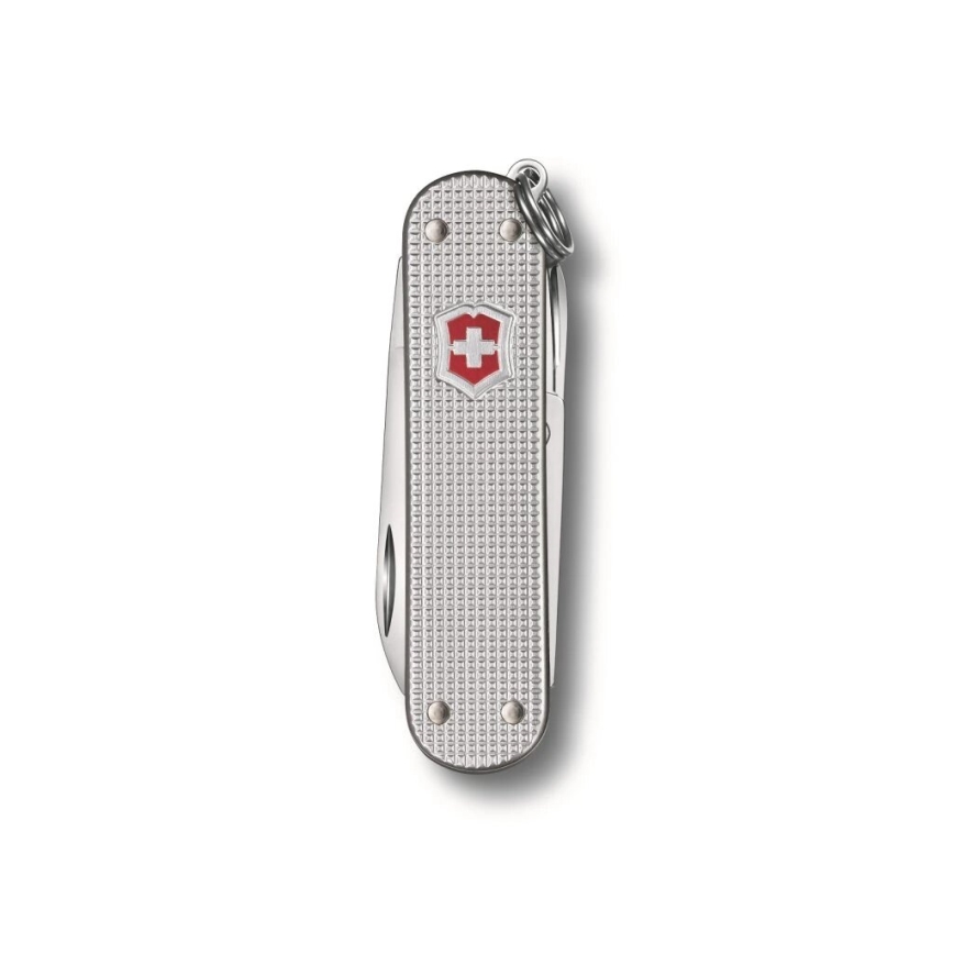 Victorinox - Višenamenski džepni nožić CLASSIC ALOX 5,8 cm/5 funkcija srebrna