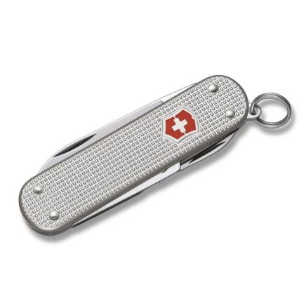 Victorinox - Višenamenski džepni nožić CLASSIC ALOX 5,8 cm/5 funkcija srebrna