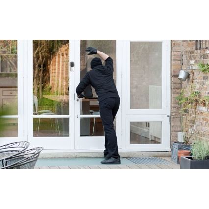 Video zvono sa senzorom pokreta, Full HD 1080p, baterija 5200 mAh, IP65, Wi‑Fi, belo