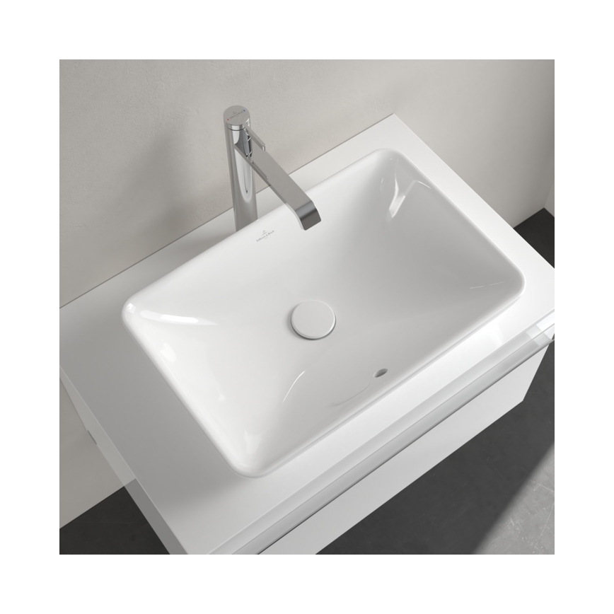 Villeroy & Boch 41135501 - Umivaonik za ugradnju na radnu ploču VENTICELLO 55,5x36 cm keramika/bela