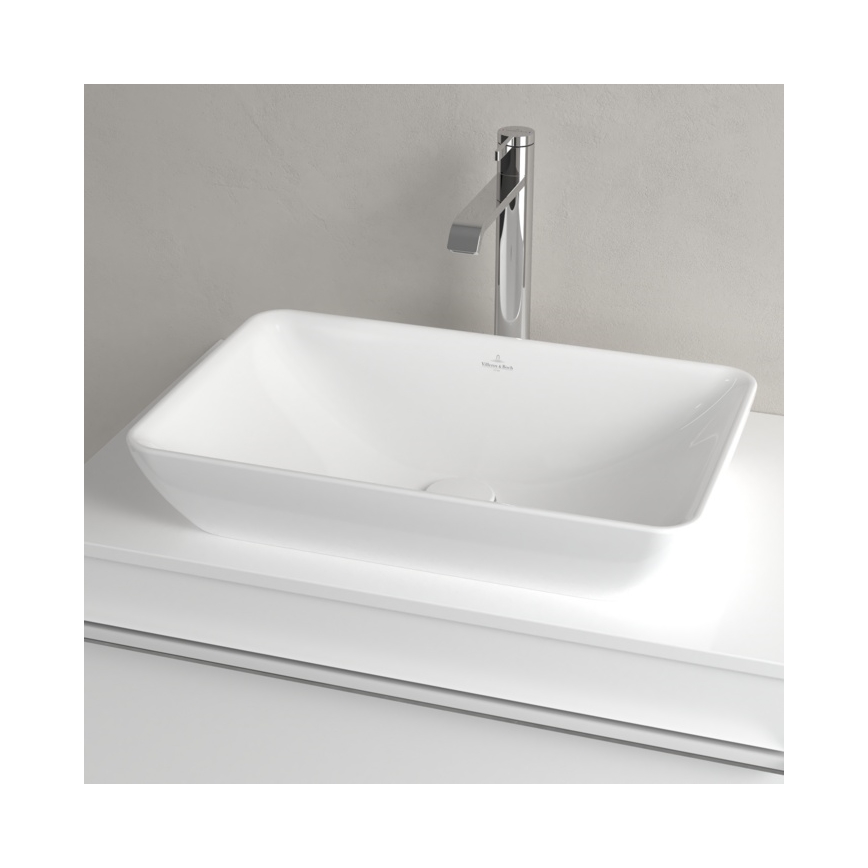Villeroy & Boch 411355R1 - Umivaonik za ugradnju na ploču VENTICELLO 55,5 x 36 cm keramika/bela